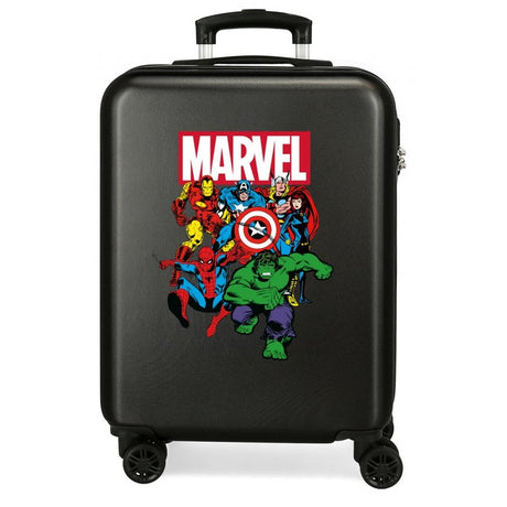 Cabin suitcase Sky Avengers rigid 55cm black