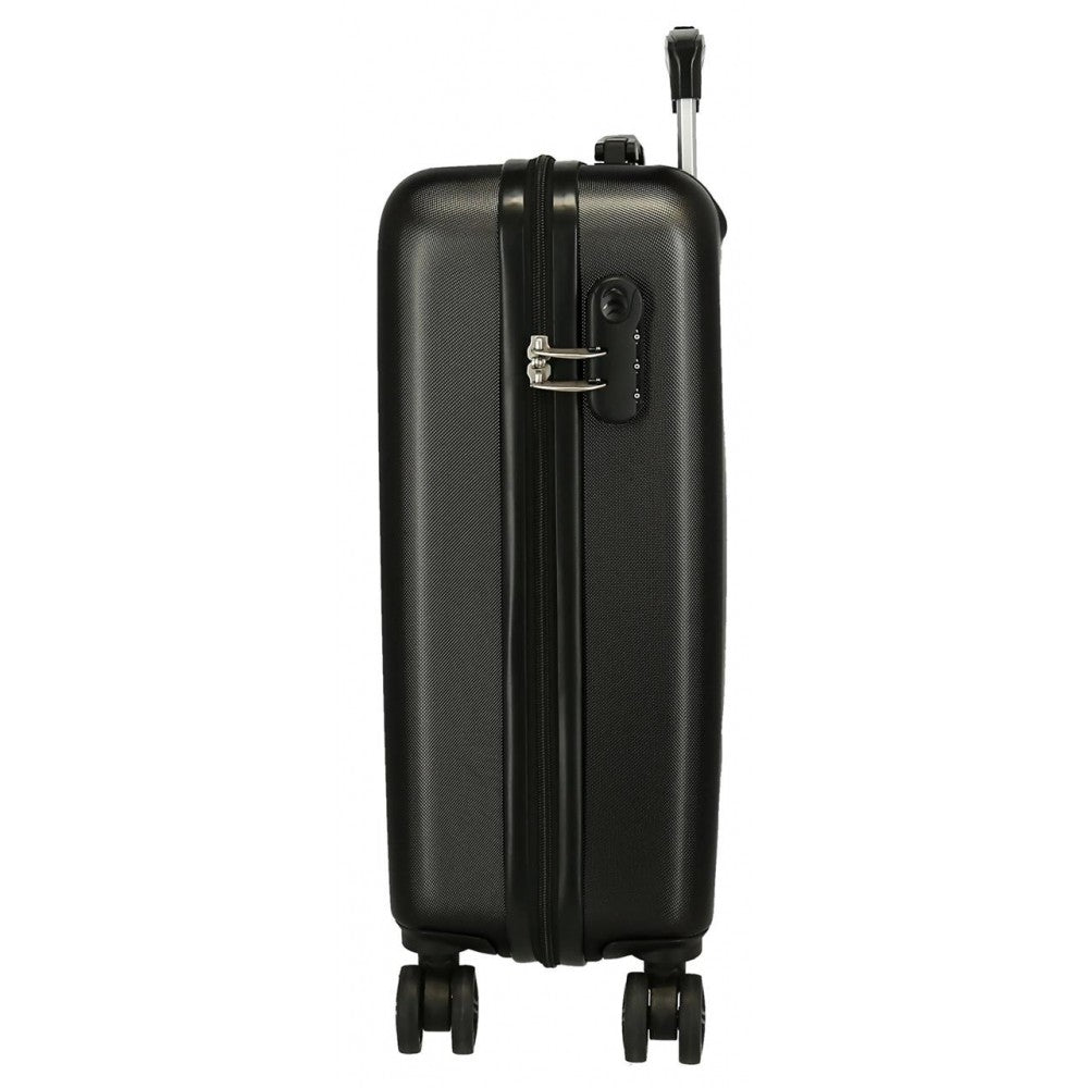 Cabin suitcase Sky Avengers rigid 55cm black