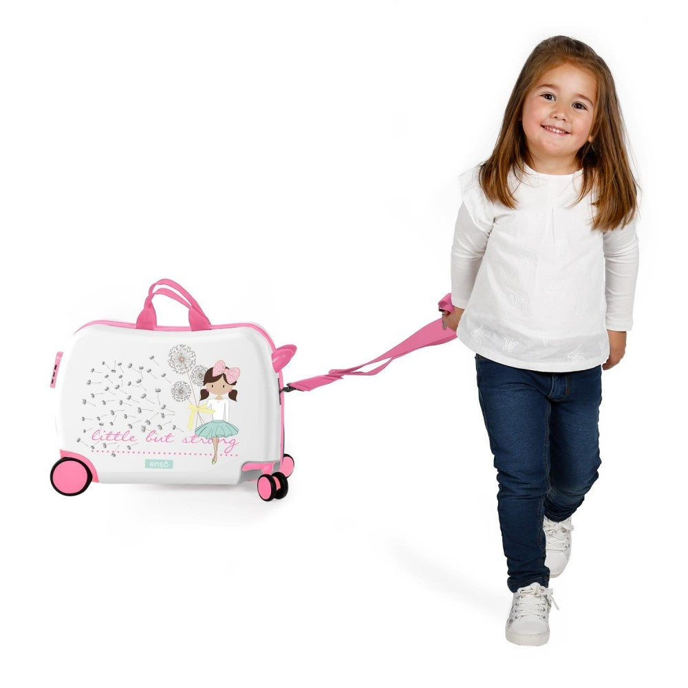 Children's suitcase 2 multidirectional wheels Enso