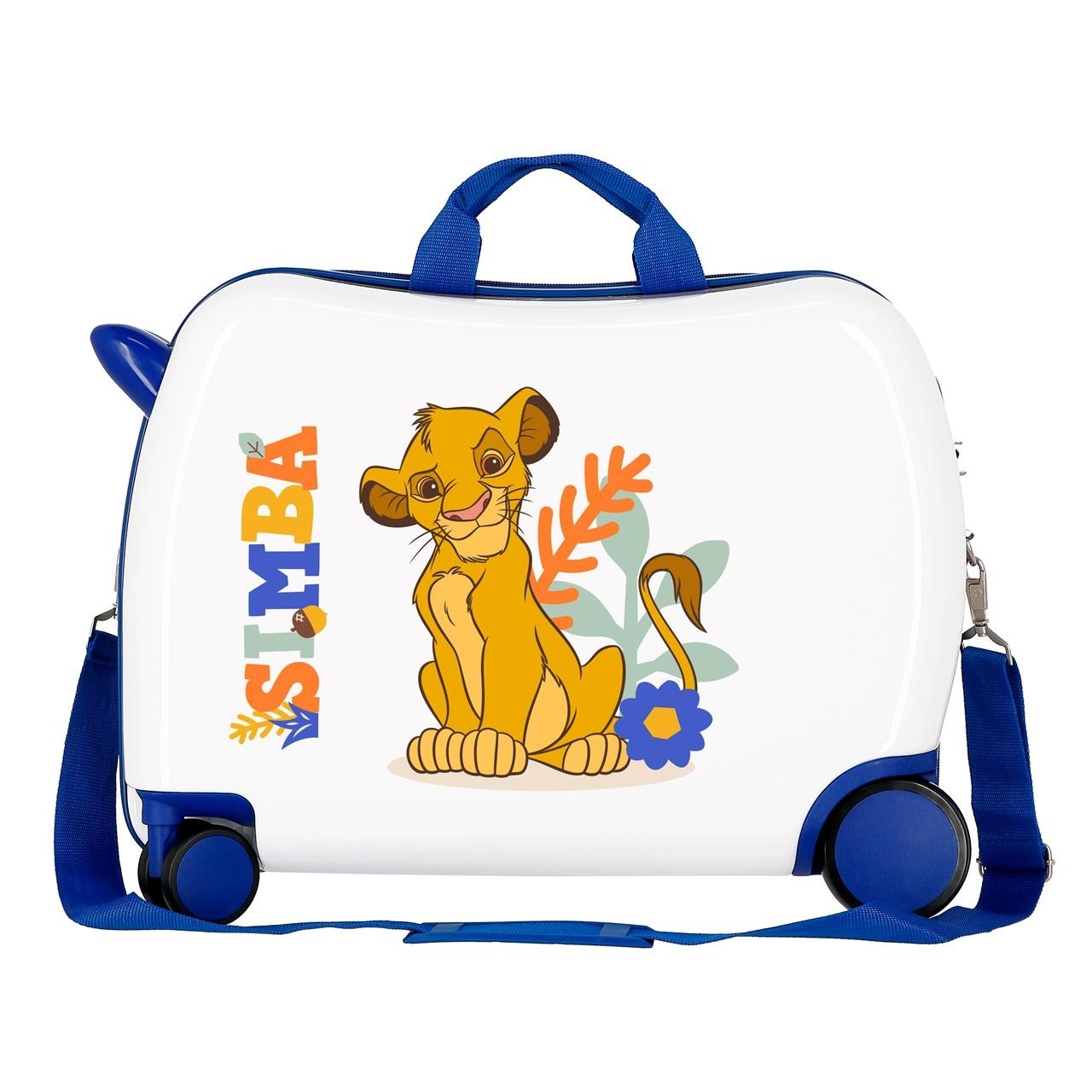 Kinderkoffer 4 multidirectionele wielen DISNEY Simba -kleuren