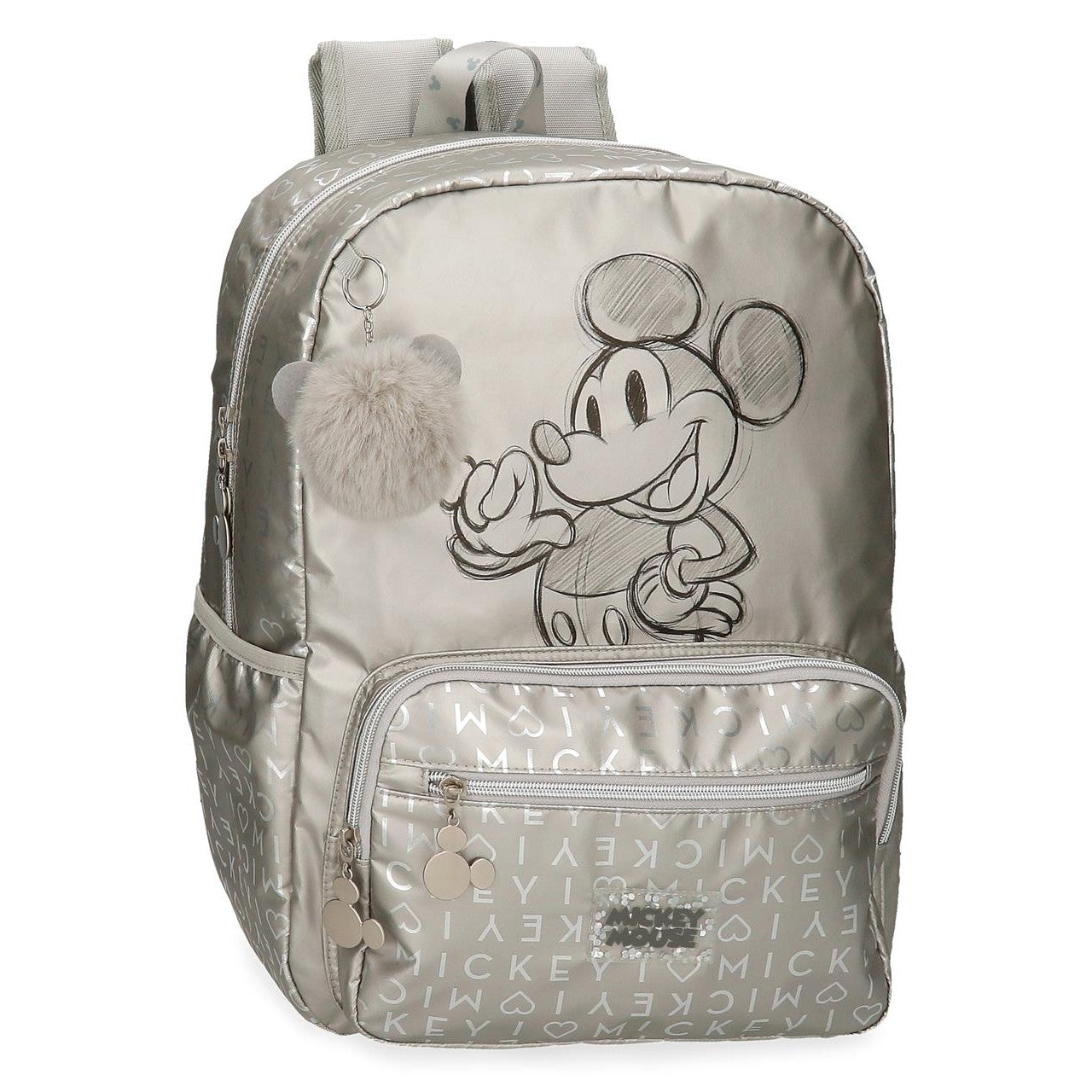 Mickey 100 school backpack with a carrier