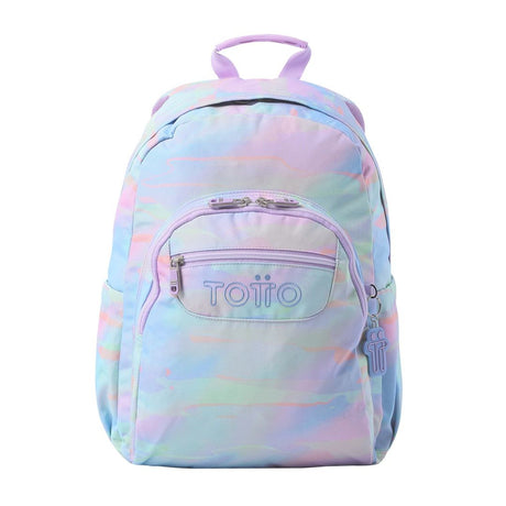 School backpack Totto Adaptable to carcuareles car- ice cream and 2dn fruits