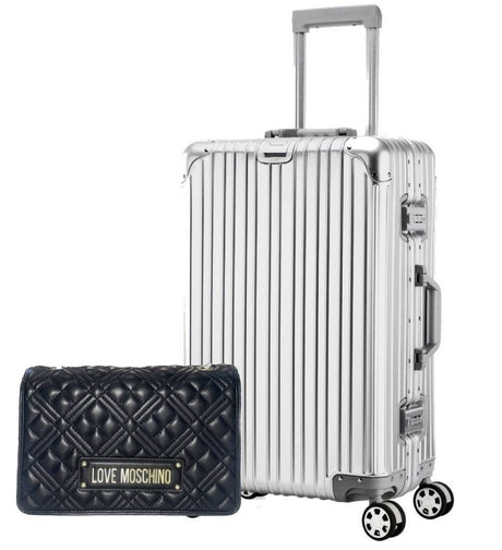 Pacchetto Moschino + Bag GREENWICH Aluminio medio paris al 100% 65 cm