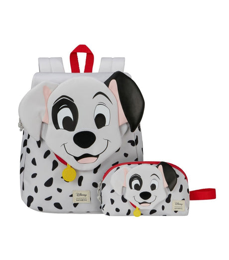 SAMSONITE Set Backpack S + Toilet Kit Dalmatian Patch - Happy Sammies DISNEY