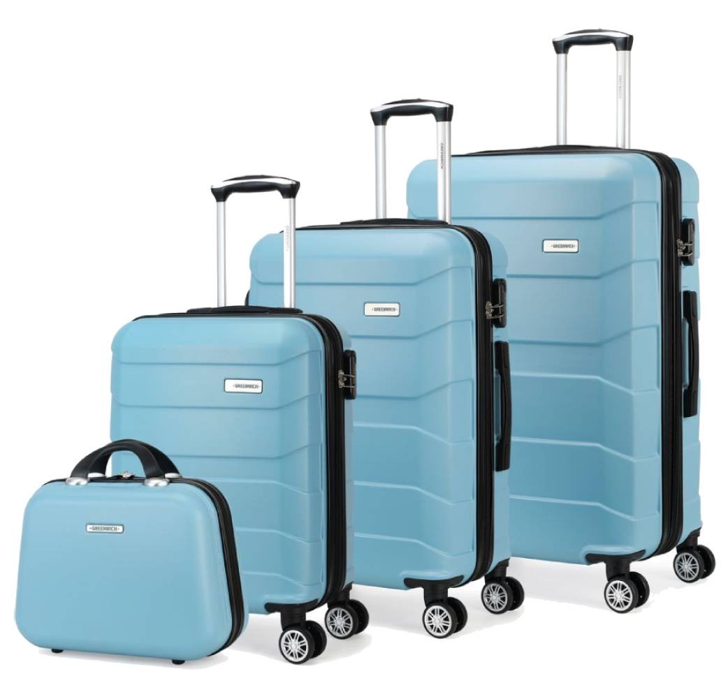 Budapest extendable suitcase set Greenwich