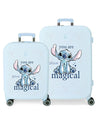 Set/2 trolley ABS 55-70cm.4R.stitch you are magical