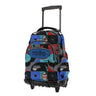 TOTTO School backpack with wheels - lines - 6jp cyber monsters