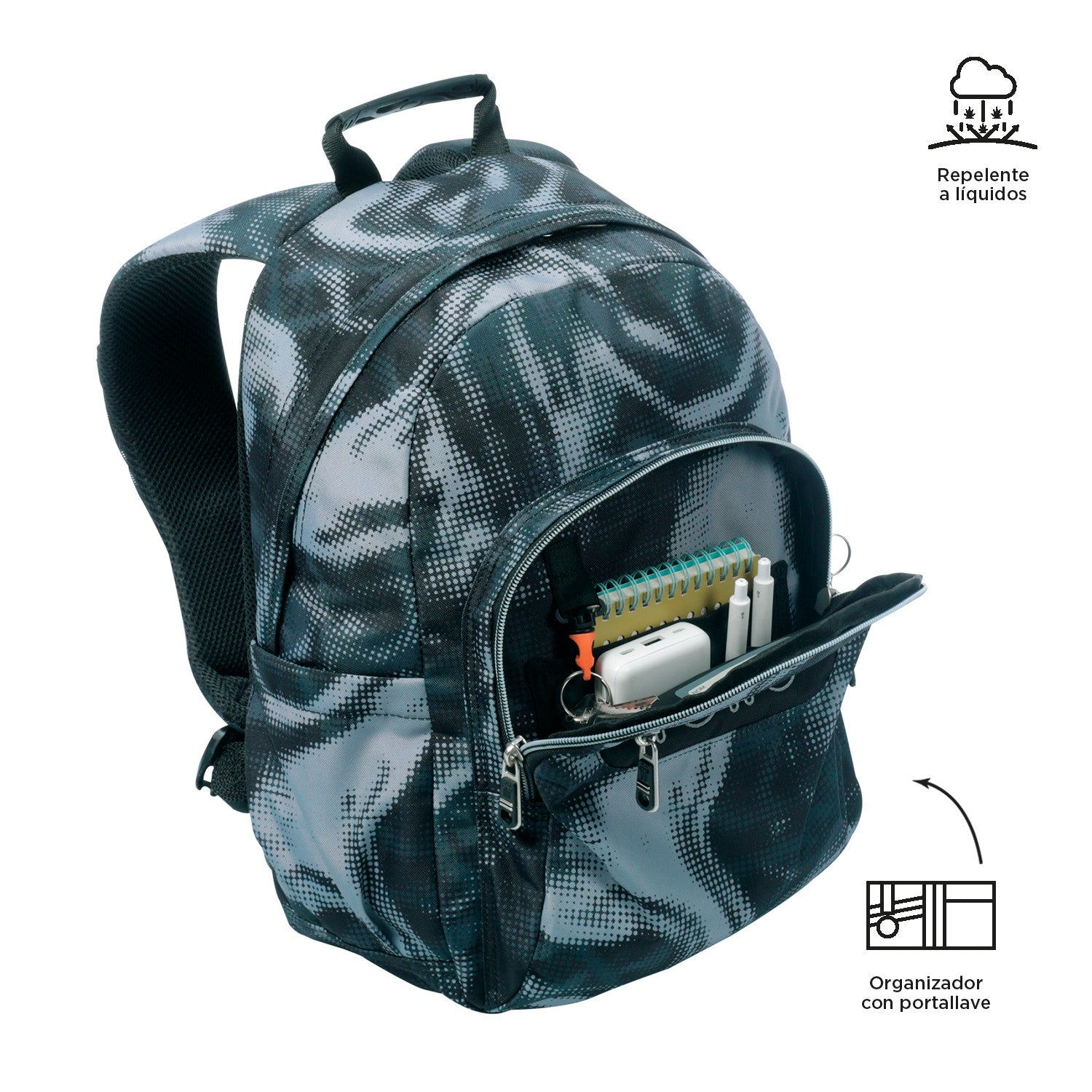 TOTTO Small school backpack - Gommas - 6ya Bluc