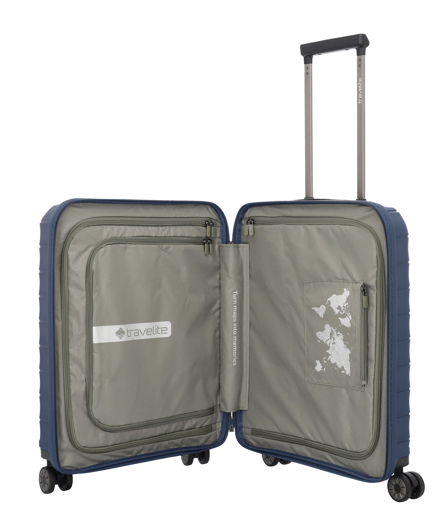 TRAVELITE Cabin suitcase MOOBY 55CM recycled polypropylene