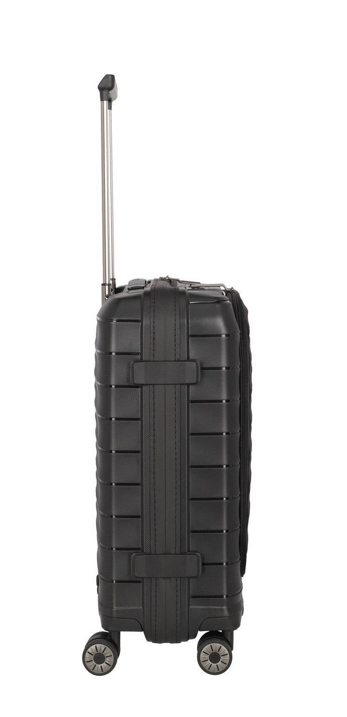 TRAVELITE Cabin suitcase MOOBy with front pc 55cm of recycled polypropylene