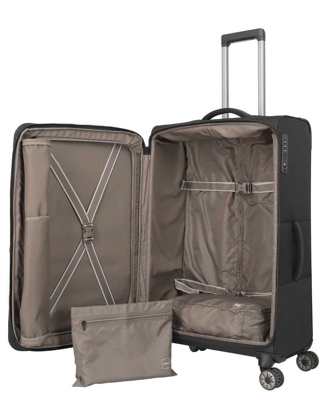 TRAVELITE Large extendable suitcase Crosslite 5.0 79cm