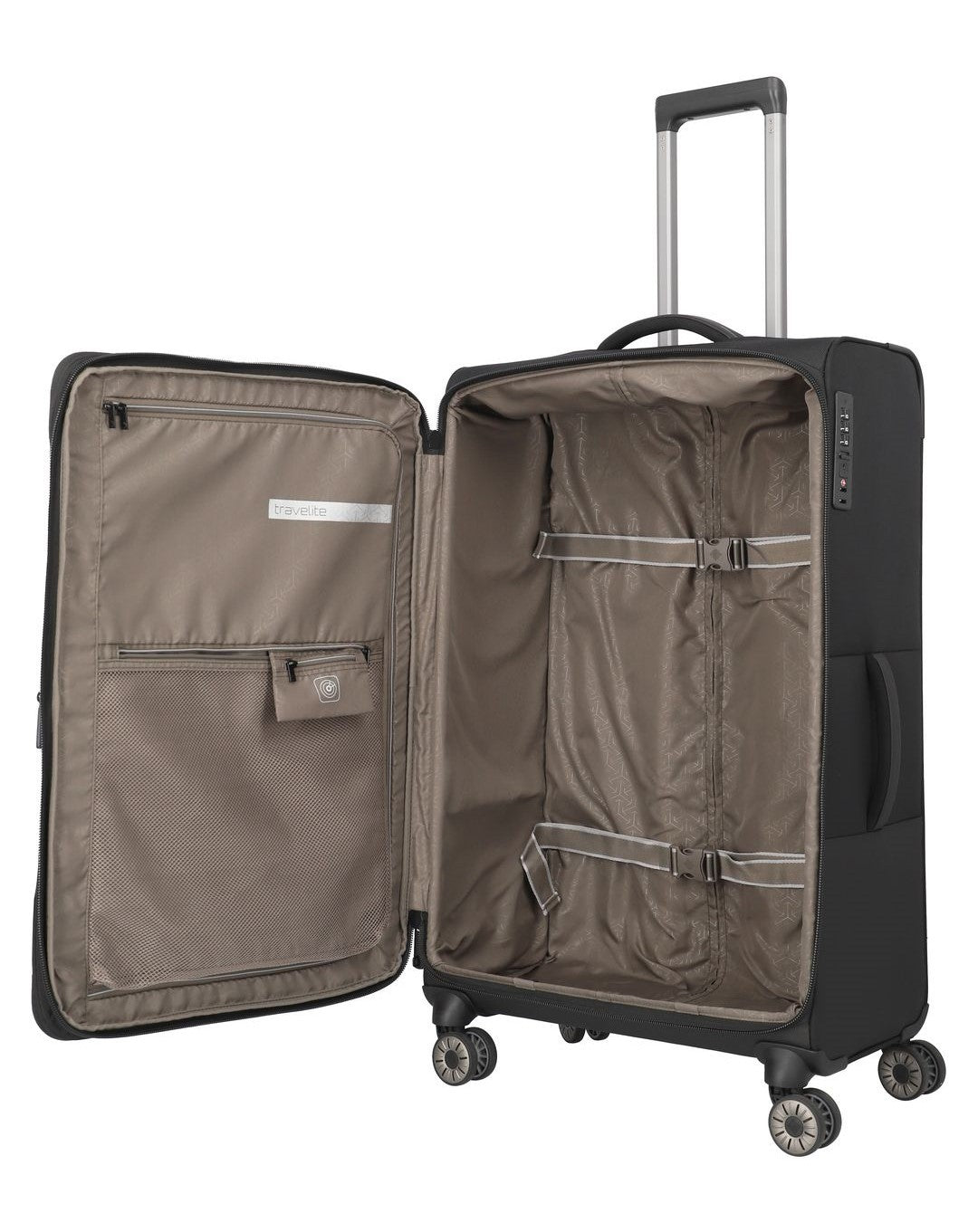 TRAVELITE Large extendable suitcase Crosslite 5.0 79cm