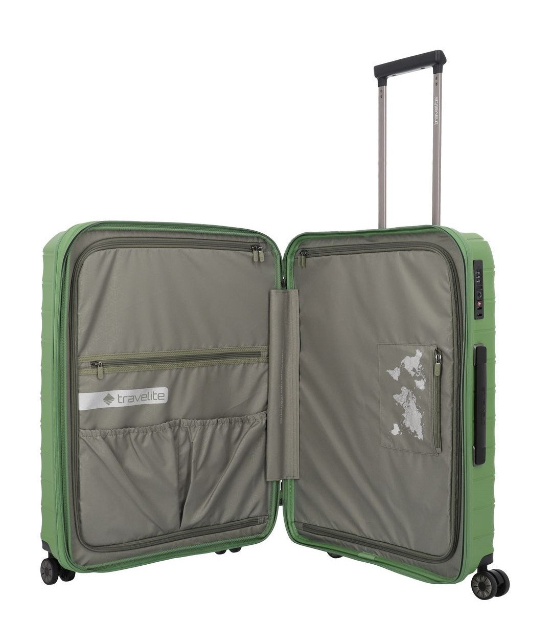 TRAVELITE Extensible median suitcase MOOBy 66cm recycled polypropylene