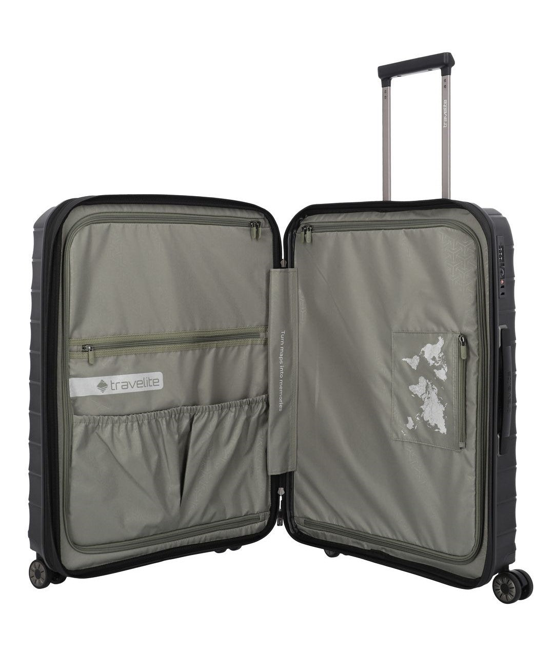 TRAVELITE Extensible median suitcase MOOBy 66cm recycled polypropylene